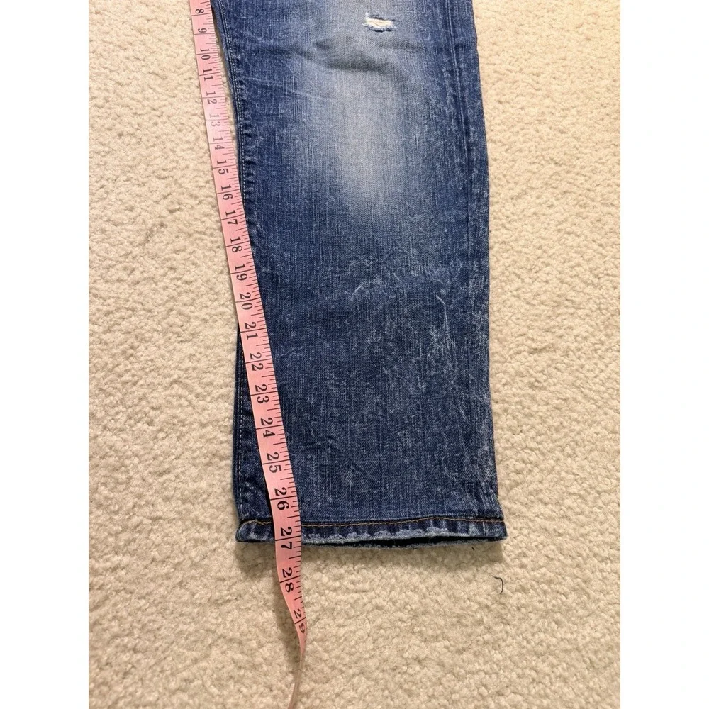 True Religion Geno Relaxed Slim Jeans Men's 34 USA Flap Pocket Medium Wash